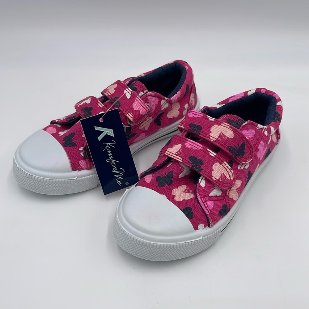 NWT KomfortMe Toddler Butterflies Pink size 9